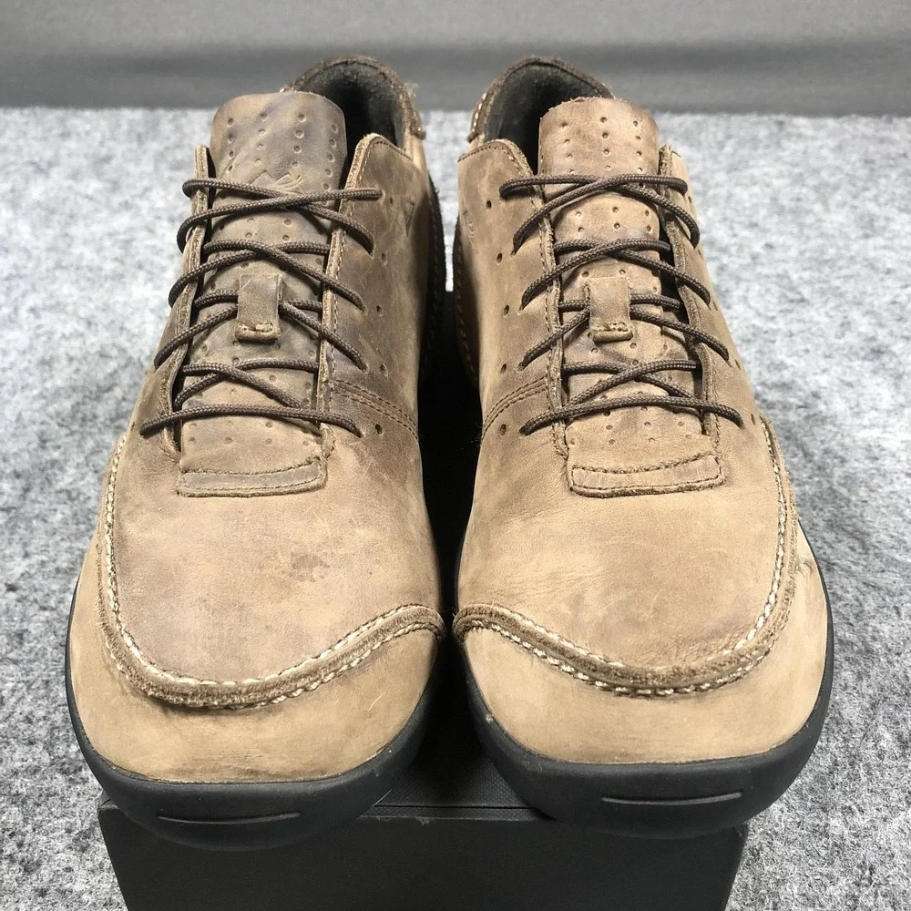 Montrail Whidbey GTX Shoes Mens 9 Brown Nubuck Waterproof Hiking Comfort